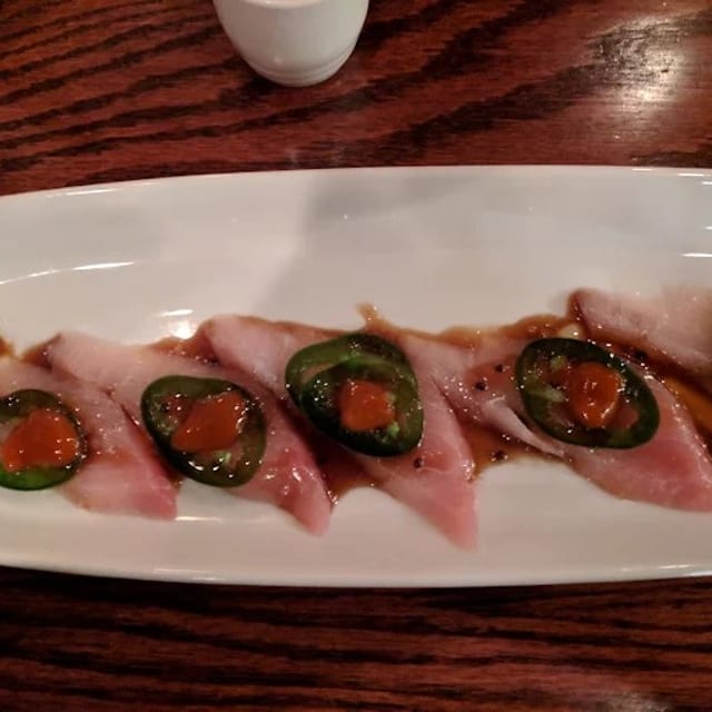 Hamachi Appetizer.