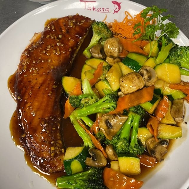 #Salmon Hibachi.