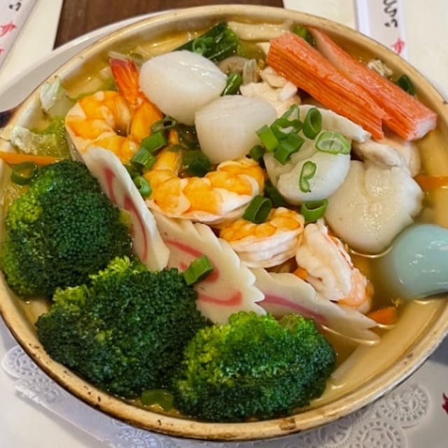 Seafood Udon.