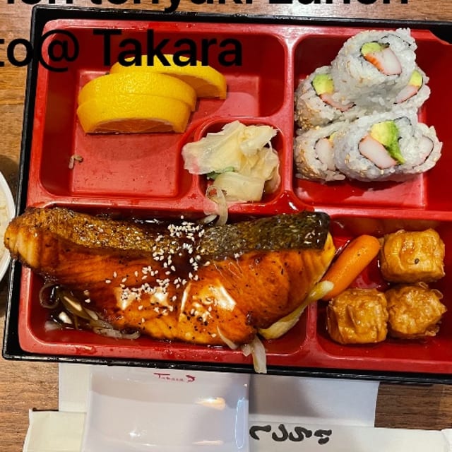 #Salmon Teriyaki Bento.