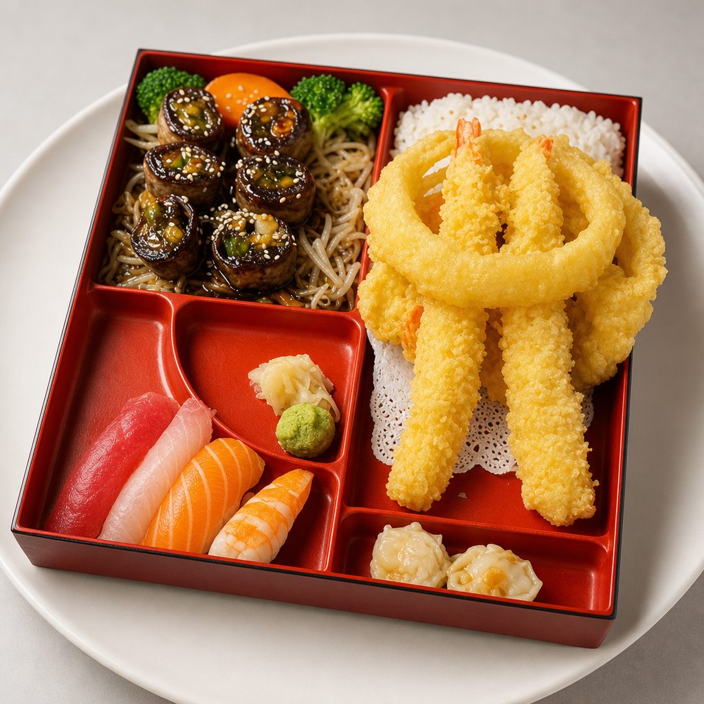 Beef Negimaki Bento Box.