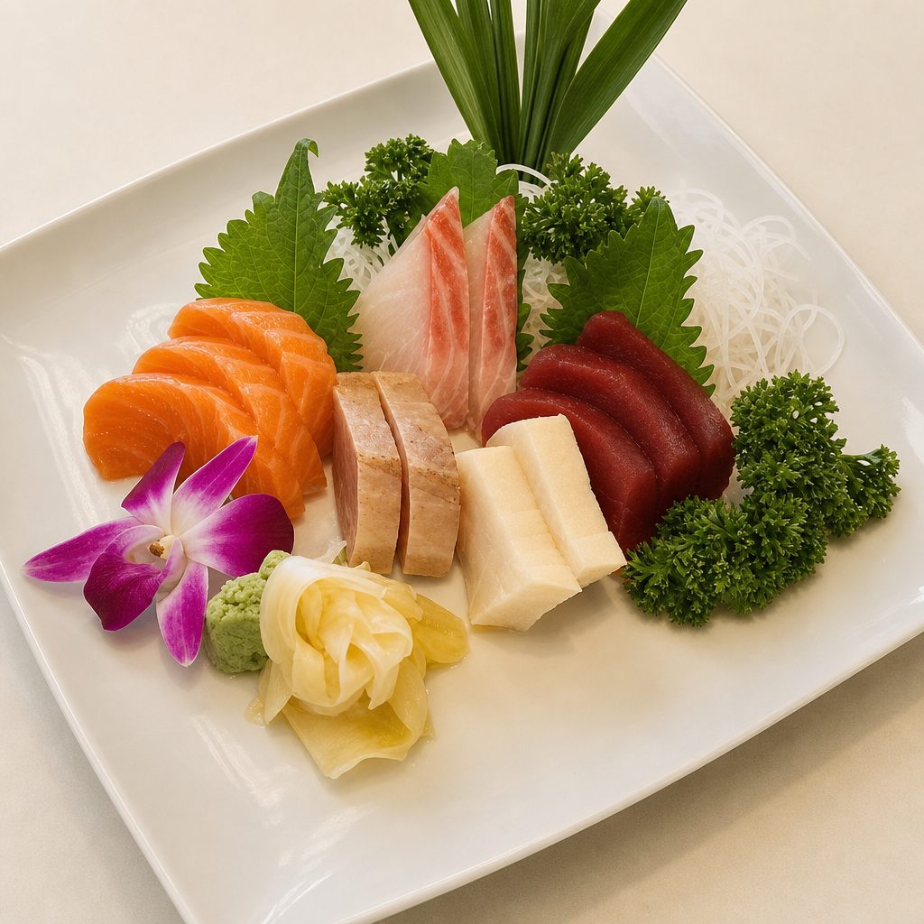 Sashimi Platter Entree.