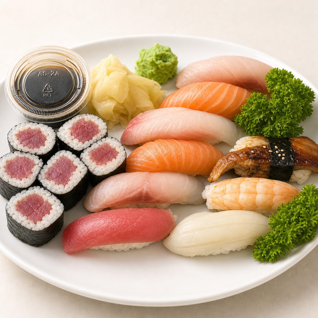 Sushi Deluxe Entree.