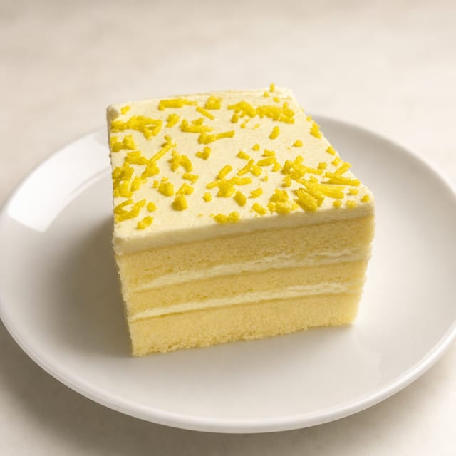 Lemon Cream Layer Cake.