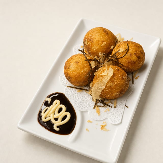 Takoyaki.