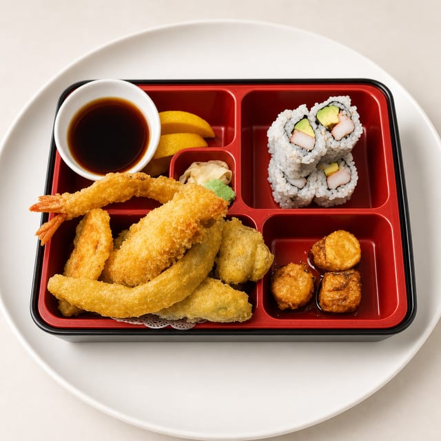 #Shrimp Tempura Bento.