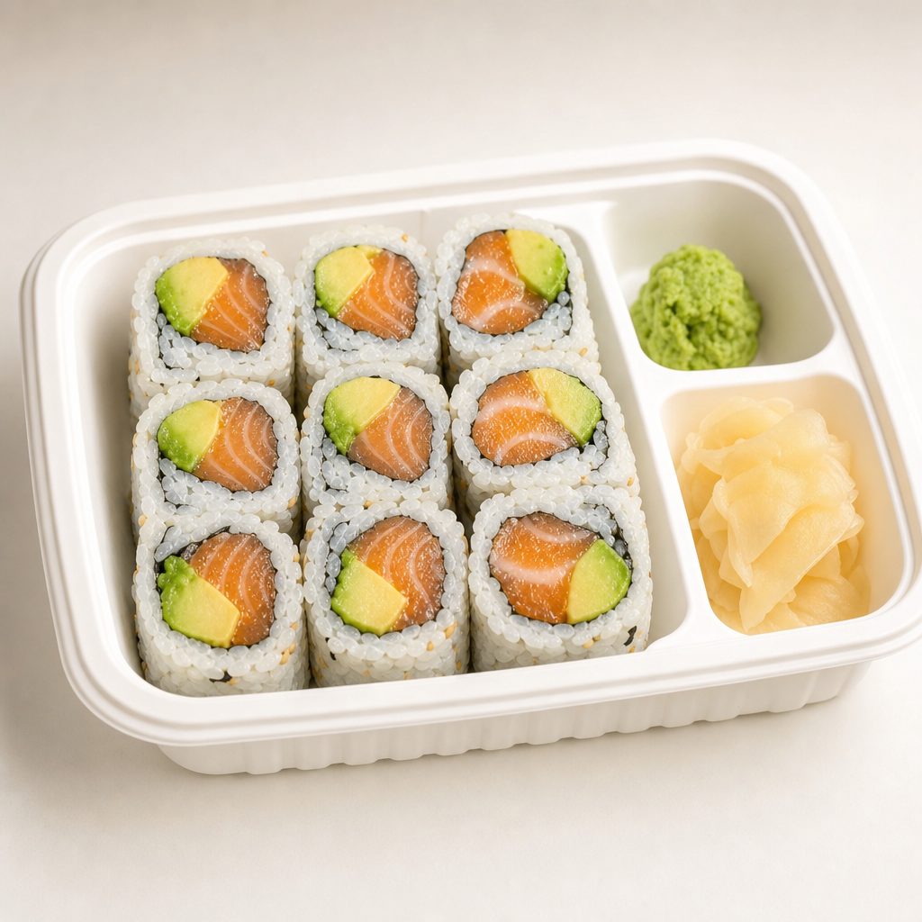 Salmon Avocado Roll.