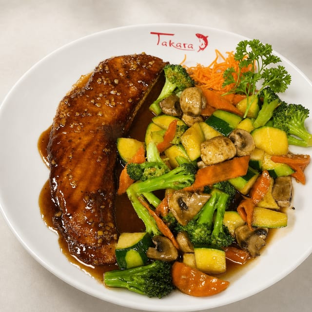 #Salmon Hibachi.