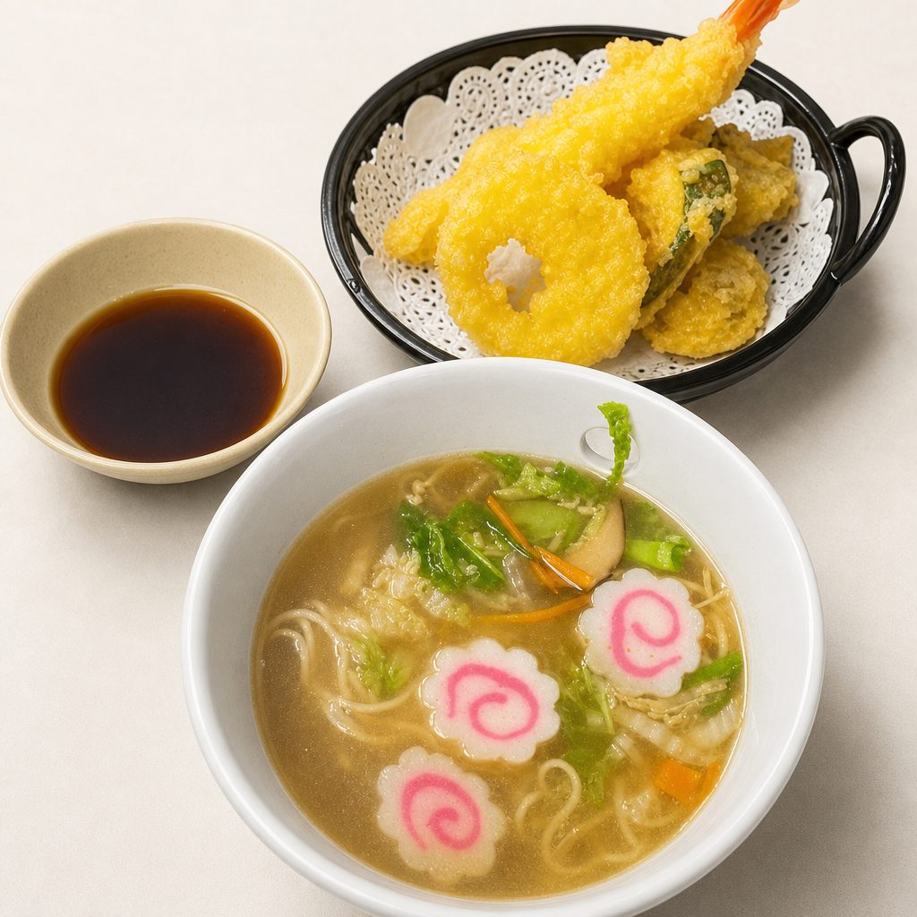 Shrimp Tempura Soba.