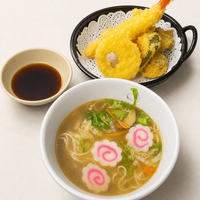 Shrimp Tempura Soba.