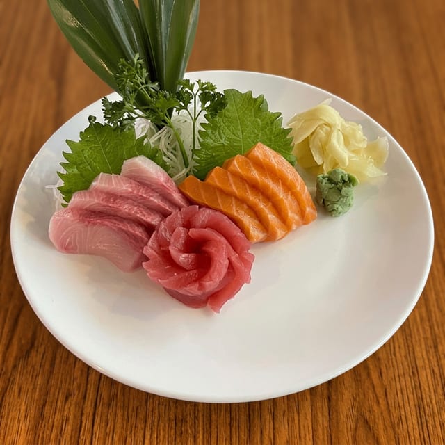 Tri-Colored Sashimi Entree.