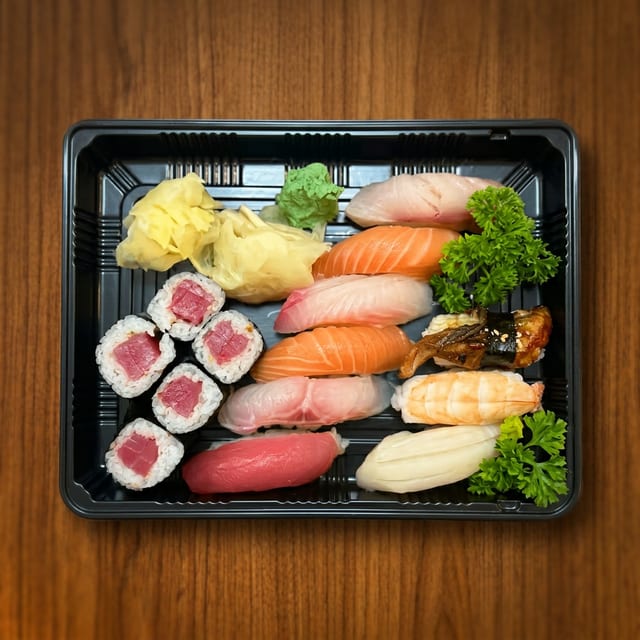 Sushi Deluxe Entree.