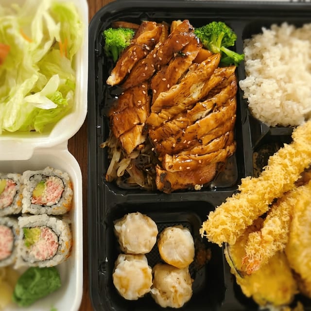 Chicken Teriyaki Bento Box.