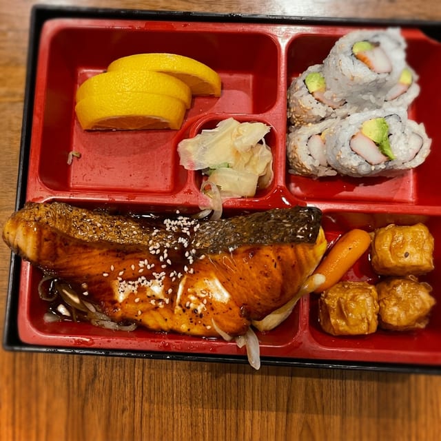 #Salmon Teriyaki Bento.