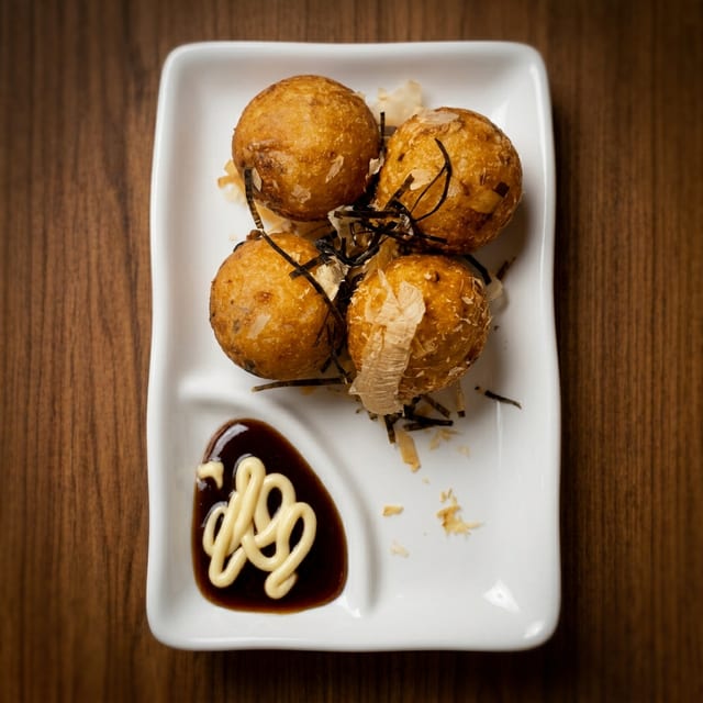 Takoyaki.