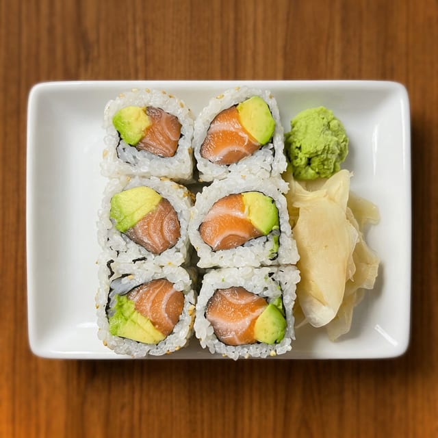 Salmon Avocado Roll.