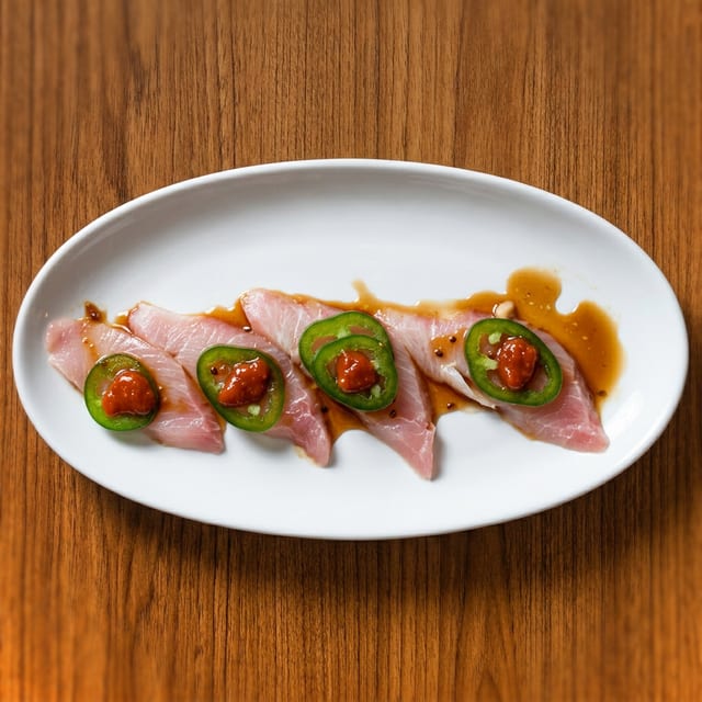 Hamachi Appetizer.