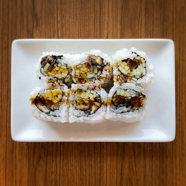 Eel Cucumber Roll.