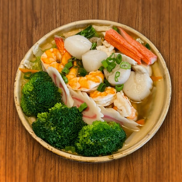 Seafood Udon.