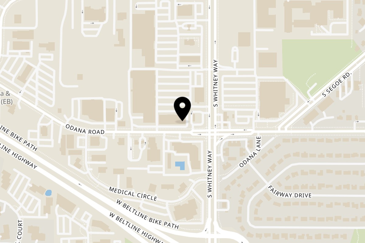 Map showing the location of Takara Sushi Station on 696 S Whitney Way in Madison